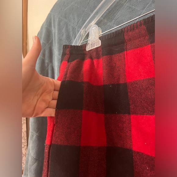Women's Buffalo Plaid Original Vintage Woolrich Mini Skirt Size 12 - Picture 4 of 8